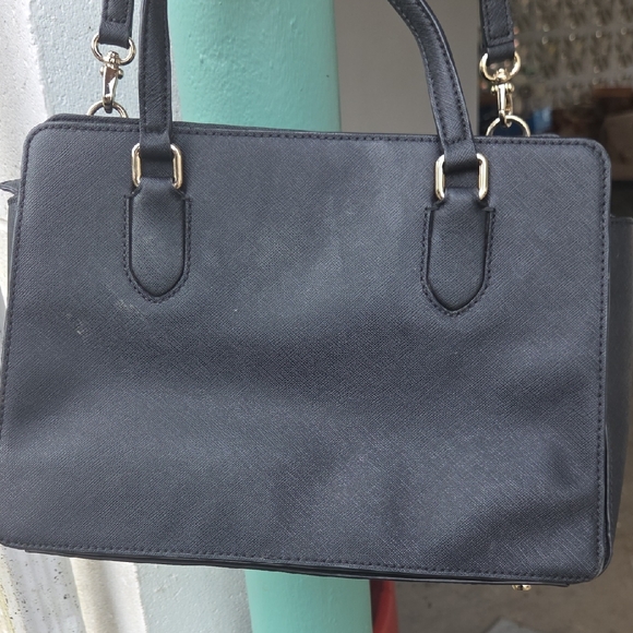 Kate Spade Black Satchel with Gold Details *SE ALL PHOTOS!!!* - Picture 4 of 10